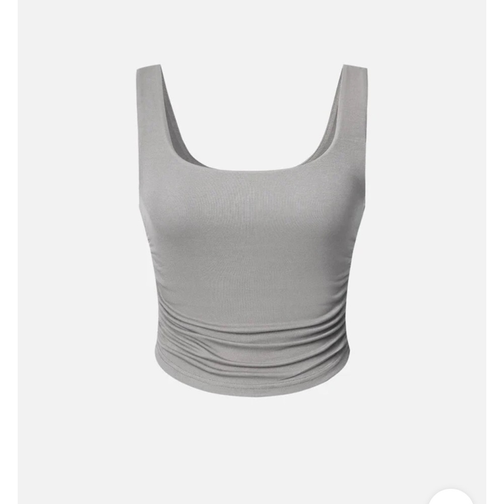 OGL Eco-SkinKiss® Ruched Sides Square Brami Tank Top